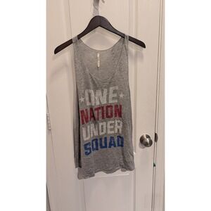 Women's One Nation Under‎ Squad Tank Grey Size Medium